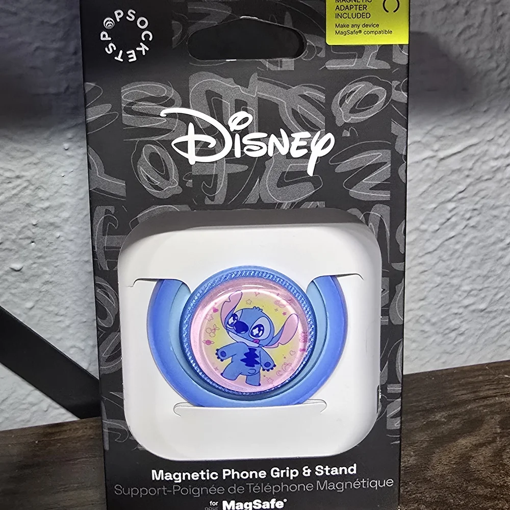 Disney Blue Stitch Magnetic Phone Grip